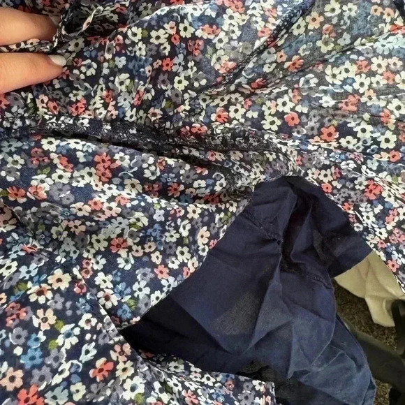 Michael Kors Floral Cotton Lawn Off-the-Shoulder Dress - Picture 9 of 9